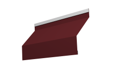 Ламель забора жалюзи Милан Grand Line 0,5 Satin RAL 3005 красное вино