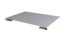 Планка стыковочная 0,45 Drap TX RAL 9003 сигнальный белый (2м)