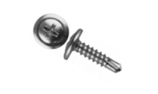 Саморез ПШС Rizzel 4,2х19 (500шт) шлиц PH2, цинк