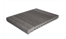 Ступень ДПК Grand Line 320х22мм Массив Графит 2м