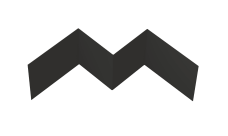 Угол внутренний фибросайдинга 0,5 Satin с пленкой RAL 7016 антрацитово-серый (2м)