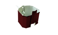 Кронштейн трубы на кирпич прямоугольный Vortex RAL 3005