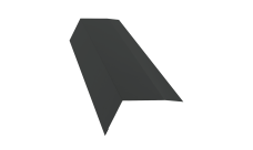 Планка карнизная 100х65 0,45 Drap TX RAL 7016 антрацитово-серый (2м)