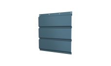 Софит металлический Grand Line без перфорации 0,45 Drap TX с пленкой RAL 5024 пастельно-синий