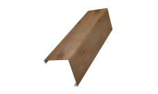 Декоративная накладка на столб универсальная угловая 60х60 для забора жалюзи 0,45 Print Premium Pine Wood Fresh (3м)