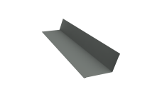 Планка примыкания 90х140 0,45 PE с пленкой RAL 7005 мышино-серый (2м)