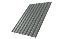 Профнастил С20A 0,45 PE с пленкой RAL 7005 мышино-серый