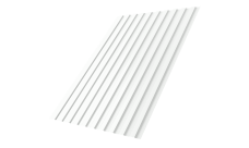 Профнастил С8B v02 0,4 PE RAL 9003 сигнальный белый