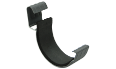 Соединитель желоба Grand Line ПЭ матовый 125мм RAL 7024 мокрый асфальт