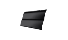 Блок-хаус new Grand Line 0,45 Drap ST с пленкой RAL 9005 черный