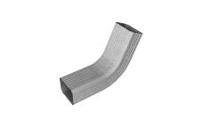 Колено стока гофрированное Vortex Lite 76х102мм Zn