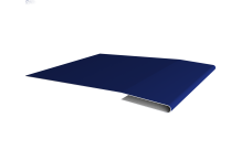 Планка начальная 0,45 PE с пленкой RAL 5002 ультрамариново-синий (2м)