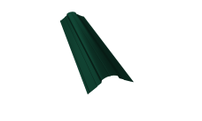 Планка конька фигурного 70x70 0,45 Drap RAL 6005 зеленый мох (2м)