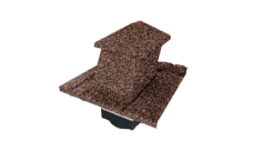 Вентилятор кровельный для композитной черепицы Metrotile HV15-15 MetroShake 2 кофе