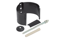 Кронштейн трубы на кирпич 100мм матовый RR 32