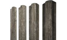 Штакетник М-образный B фигурный Grand Line 0,45 Print Elite Nordic Wood TwinColor