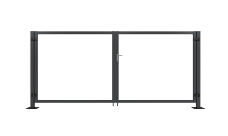 Ворота Жалюзи Puma 2,0х4,0 RAL 7024 без заполнения