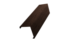 Декоративная накладка на столб универсальная угловая 80х80 для забора жалюзи 0,45 Print-Double Premium Antique Wood (1,8м)