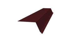 Планка капельник 100х55 0,5 Satin Matt RAL 3005 красное вино (2м)