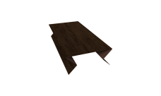 Планка угла внешнего составная нижняя Экобрус Grand Line 0,45 Принт Элит Античный дуб TwinColor (2м)