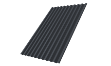 Профнастил С21R Grand Line 0,5 PurPro RAL 7024 мокрый асфальт