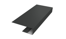 J-Профиль 12мм 0,45 Drap TX RAL 7016 антрацитово-серый (3м)