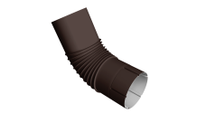 Колено трубы Vortex Project 146мм RAL 8017 шоколад