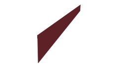 Ламель забора жалюзи Palermo 0,5 PE RAL 3005 красное вино