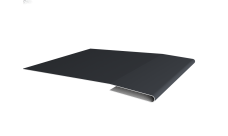 Планка начальная Grand Line 0,5 PurLite матовый RAL 7024 мокрый асфальт (2м)