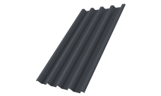 Профнастил Н60R v01 Grand Line 0,5 Drap TX RAL 7024 мокрый асфальт