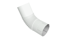 Колено трубы Vortex Project 146мм RAL 9003 сигнальный белый