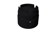 Колпак Krovent Hupcap 270 new черный