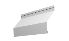 Ламель забора жалюзи Milan new 0,45 PE-Double с пленкой RAL 9003 сигнальный белый