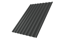 Профнастил С20R 0,45 PE-Double RAL 7016 антрацитово-серый
