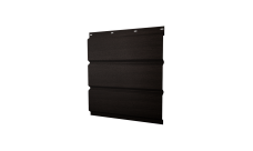 Софит металлический Grand Line без перфорации 0,45 Print Elite с пленкой Coffee Wood TwinColor