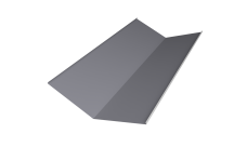 Планка ендовы нижней 300х300 0,5 Satin с пленкой RAL 7004 сигнальный серый (3м)