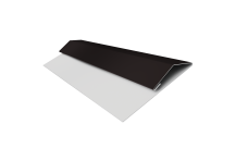 Планка стартово-финишная Экобрус, Экобрус new Grand Line 0,5 PurLite Matt RAL 9005 черный (2м)