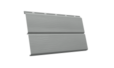 ЭкоБрус 3D 0,345 Grand Line 0,45 PE с пленкой RAL 9006 бело-алюминиевый