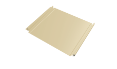 Кликфальц Double Pro Grand Line 0,45 Drap ТХ с пленкой на замках RAL 1015 светлая слоновая кость