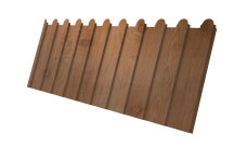 Профнастил С8A v01 фигурный 0,45 Print Premium Pine Wood Fresh