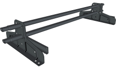 Снегозадержатель трубчатый для фальца Premium 40х20 RAL 7024 (1м) оцинкованное