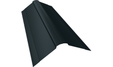 Планка конька фигурного 150х150 Grand Line 0,5 Rooftop Бархат RAL 7016 антрацитово-серый (2м)