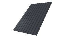 Профнастил С8B v03 0,5 Satin RAL 7024 мокрый асфальт