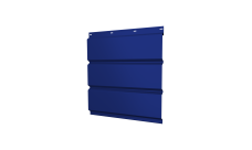 Софит металлический Grand Line без перфорации 0,45 PE с пленкой RAL 5002 ультрамариново-синий