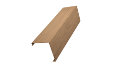 Декоративная накладка на столб универсальная угловая 60х60 для забора жалюзи 0,45 Print Elite Honey Wood TwinColor (2,5м)