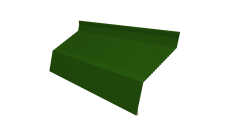 Ламель забора жалюзи Milan new gofr 0,45 PE с пленкой RAL 6002 лиственно-зеленый