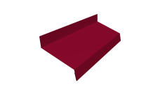 Отлив простой 70 Grand Line 0,45 PE с пленкой RAL 3003 рубиново-красный (2м)