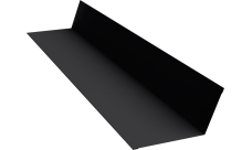 Планка примыкания 90х140 Grand Line 0,5 Satin Matt TX RAL 9005 черный (3м)