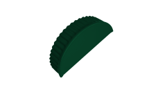 Заглушка малая торцевая 0,45 Drap TR RAL 6005 зеленый мох