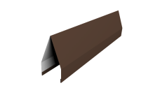 Ламель забора жалюзи Tokyo new 0,45 Drap TX с пленкой RAL 8017 шоколад